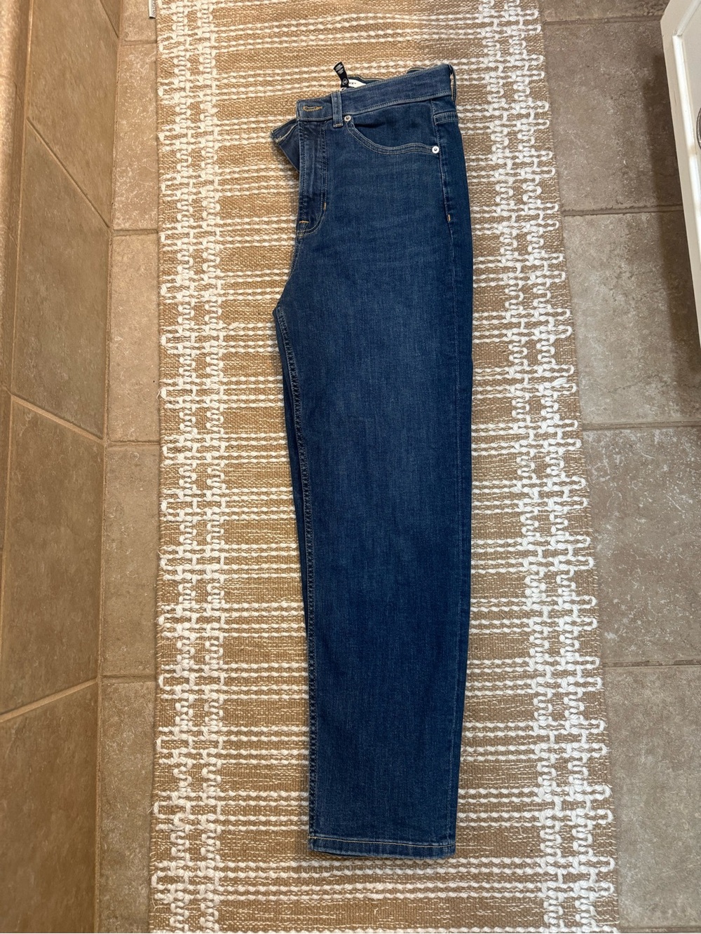 New new worn Spanx slim straight jeans